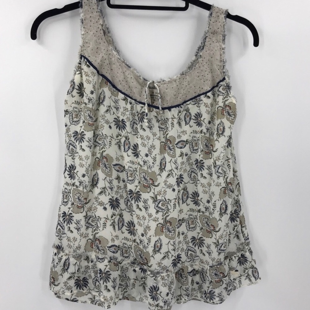 🍀 Abercrombie Sleeveless Layered Floral Top